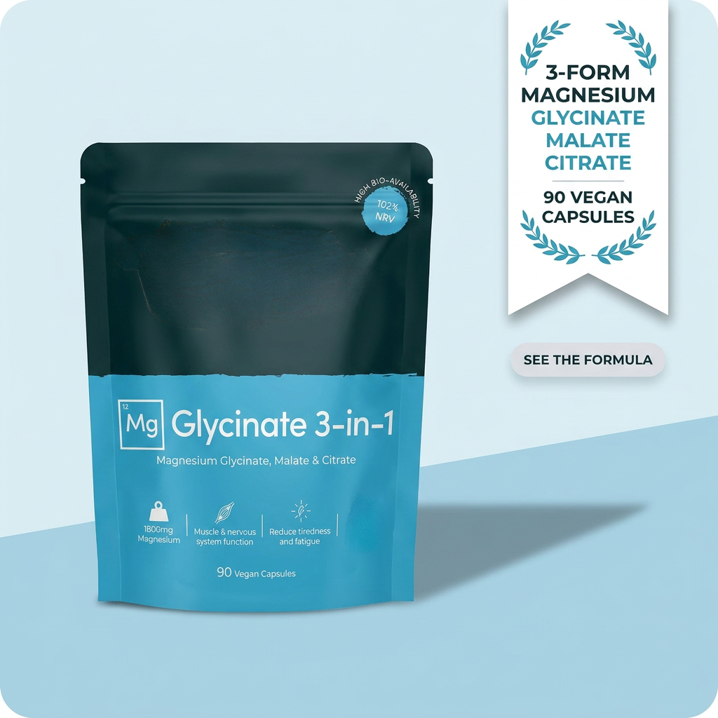 Nighttime Magnesium Capsules (Glycinate 3-in-1)